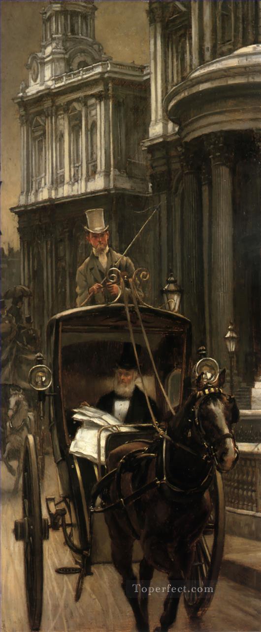 Going to Business James Jacques Joseph Tissot Oil Paintings